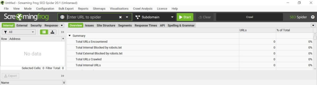 Screaming Frog on-page SEO tools for site audits and technical analysis