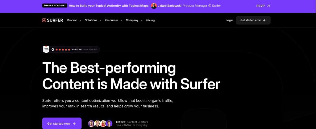 Surfer SEO on-page SEO tools for content optimization insights