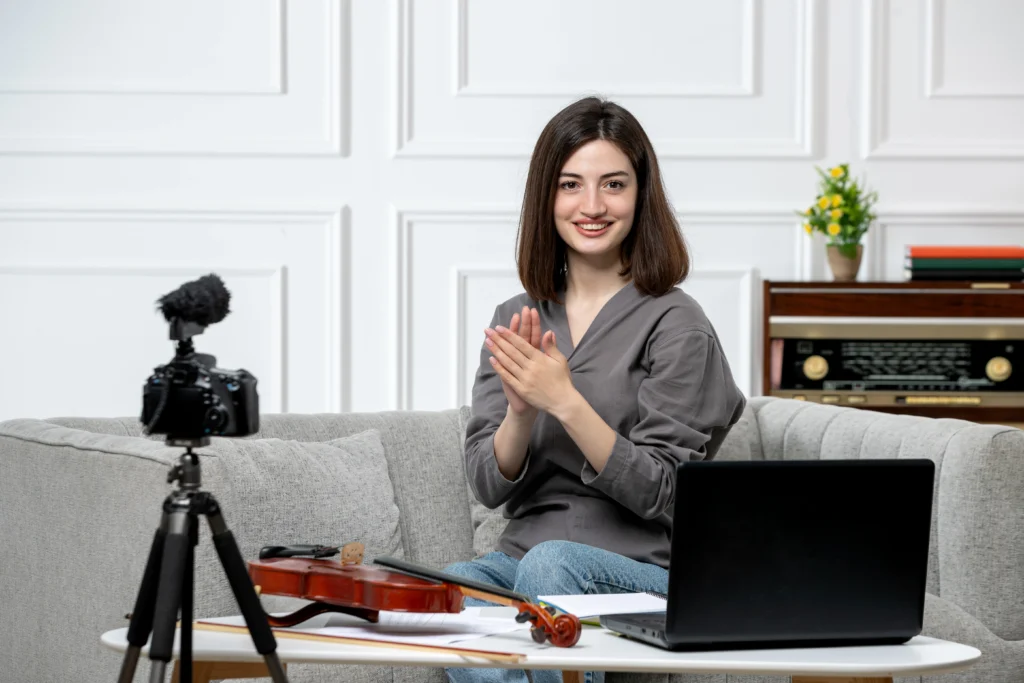 elearning-young-cute-beautiful-girl-remotely-home-giving-violin-classes-being-teacher
